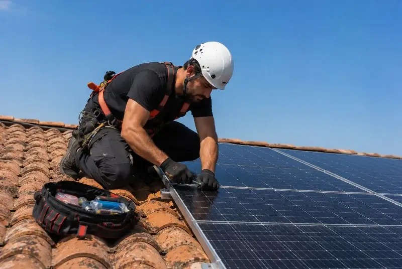 Maintenance et monitoring de panneaux solaires à Peyrins